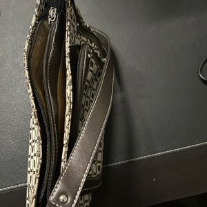 Stylish Brown and Cream Men's Bag